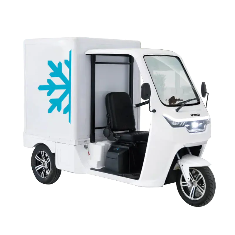ZMC Cargo Delivery High Power Three Wheel Motorcycle Semi-Closed Electric Scooter